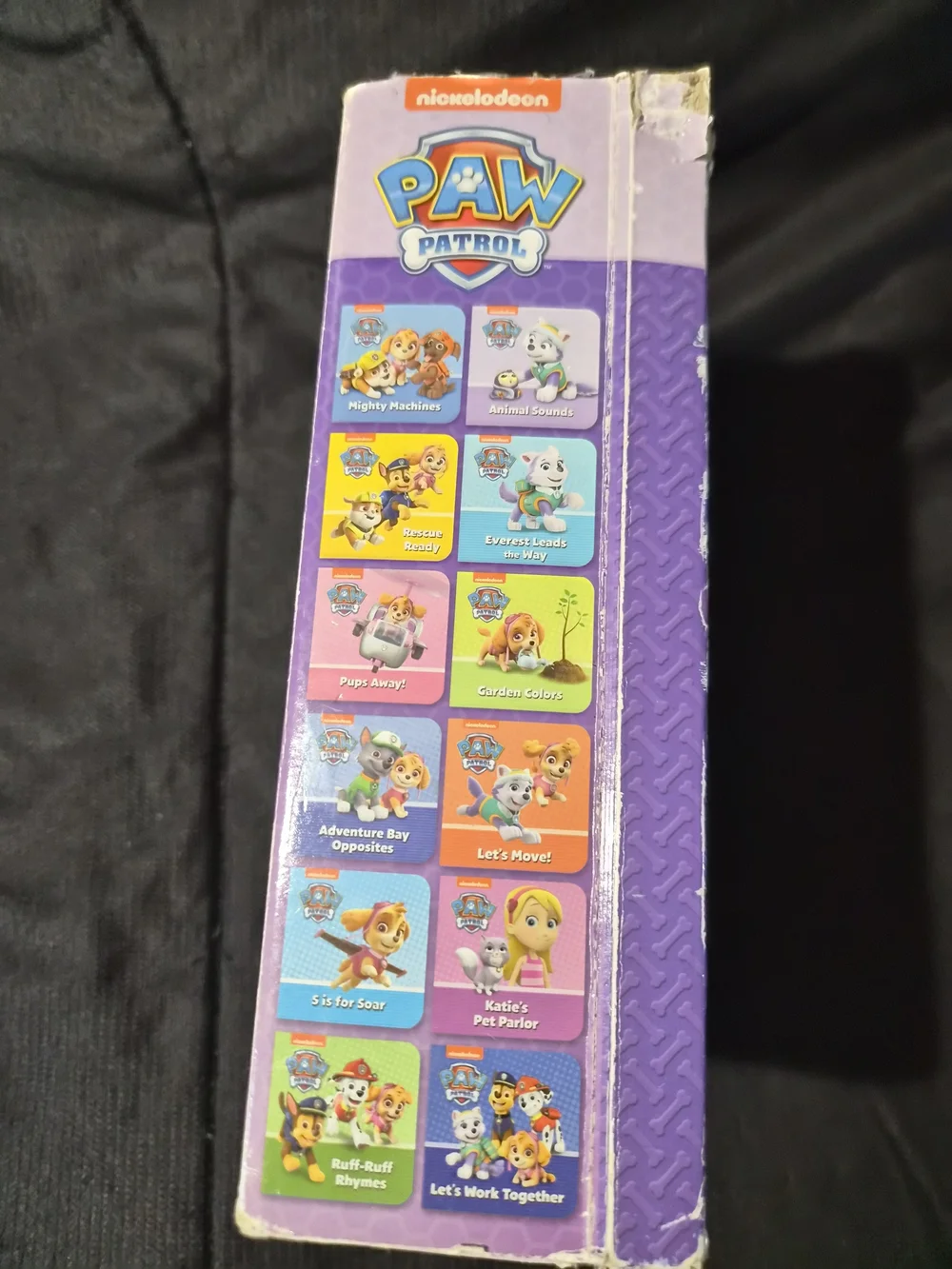 Paw Patrol Kids 12-Book Board Set - Purple